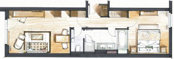 Le Petit Cervin Hotel Zermatt Bagian luar foto A section of the proposed hotel